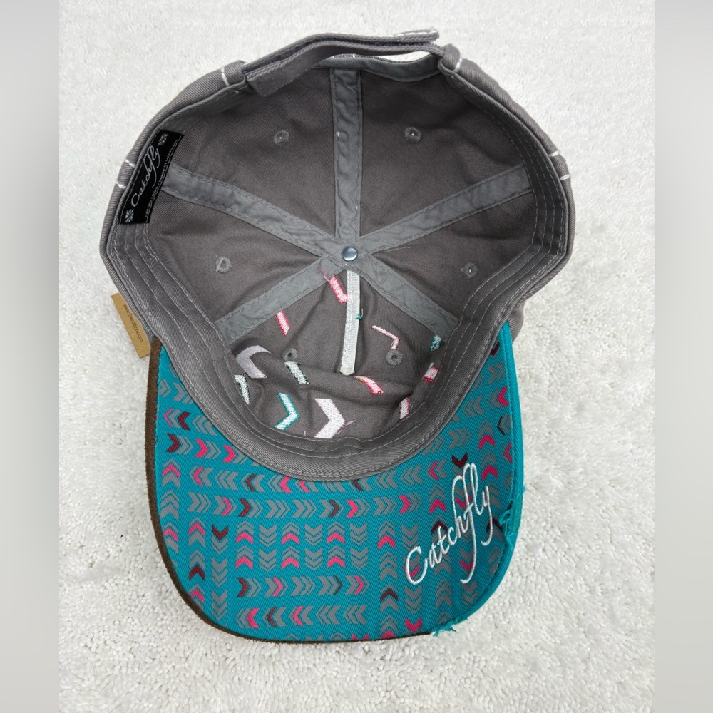 NWT Catchfly Women’s Chevron Embroidered Baseball Cap - Picture 5 of 8